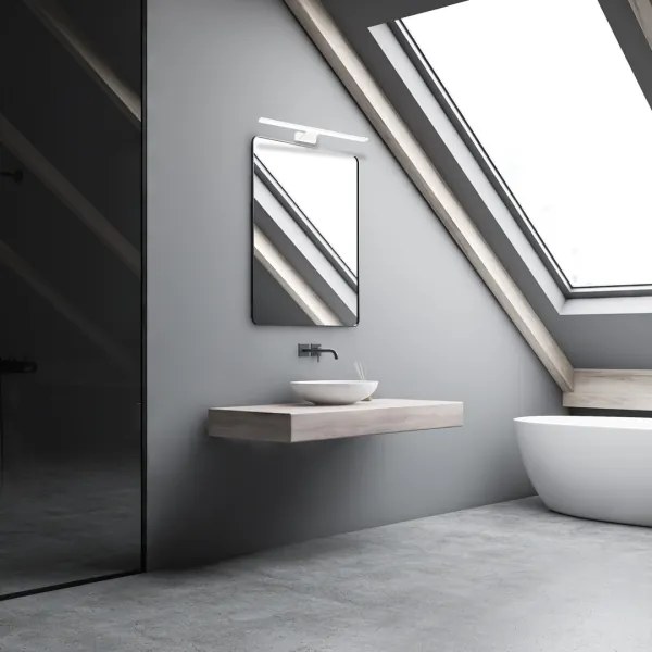 LED kúpeľňové nástenné svietidlo SHINE LED/7W/230V 40 cm IP44 biela