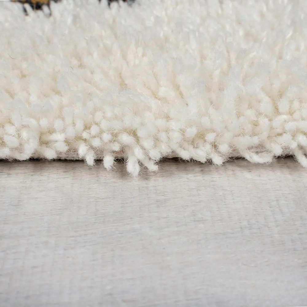 Krémový ručne tkaný vlnený koberec 200x290 cm Moroccan Fes – Flair Rugs