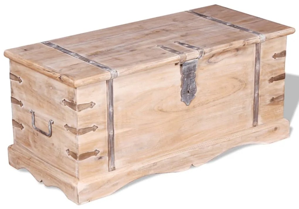 vidaXL Úložná truhlica z akáciového dreva