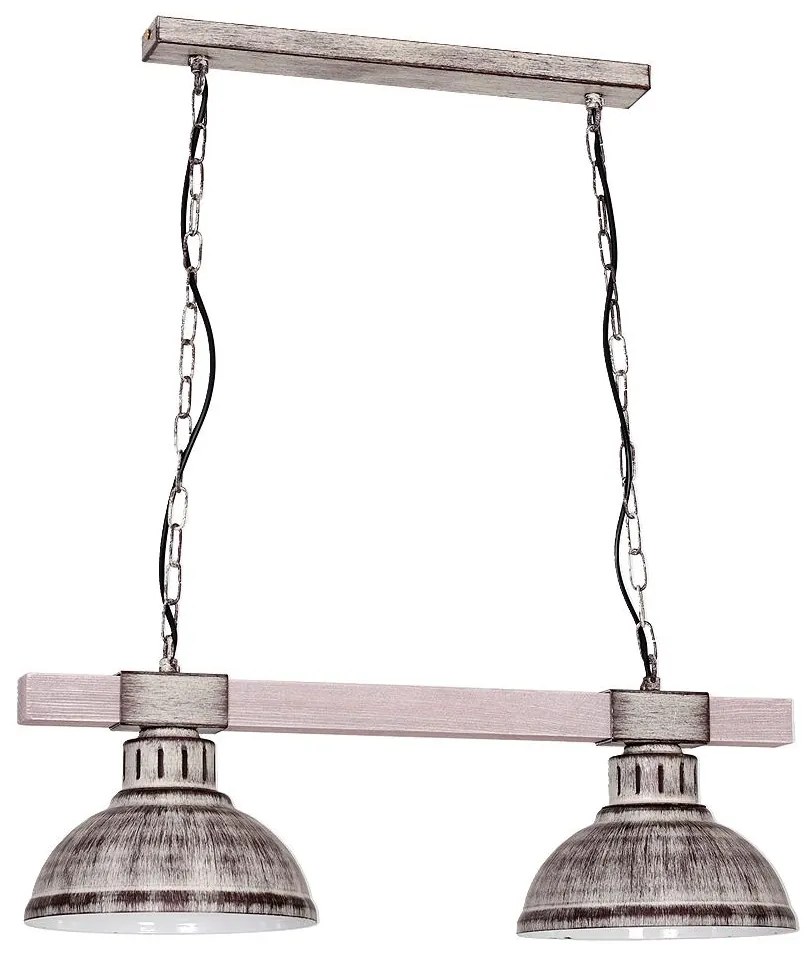 Luster na reťazi Hakone 2xE27/60W/230V svetlá