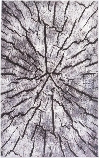 Protišmykový koberec NOVO peň / sivý