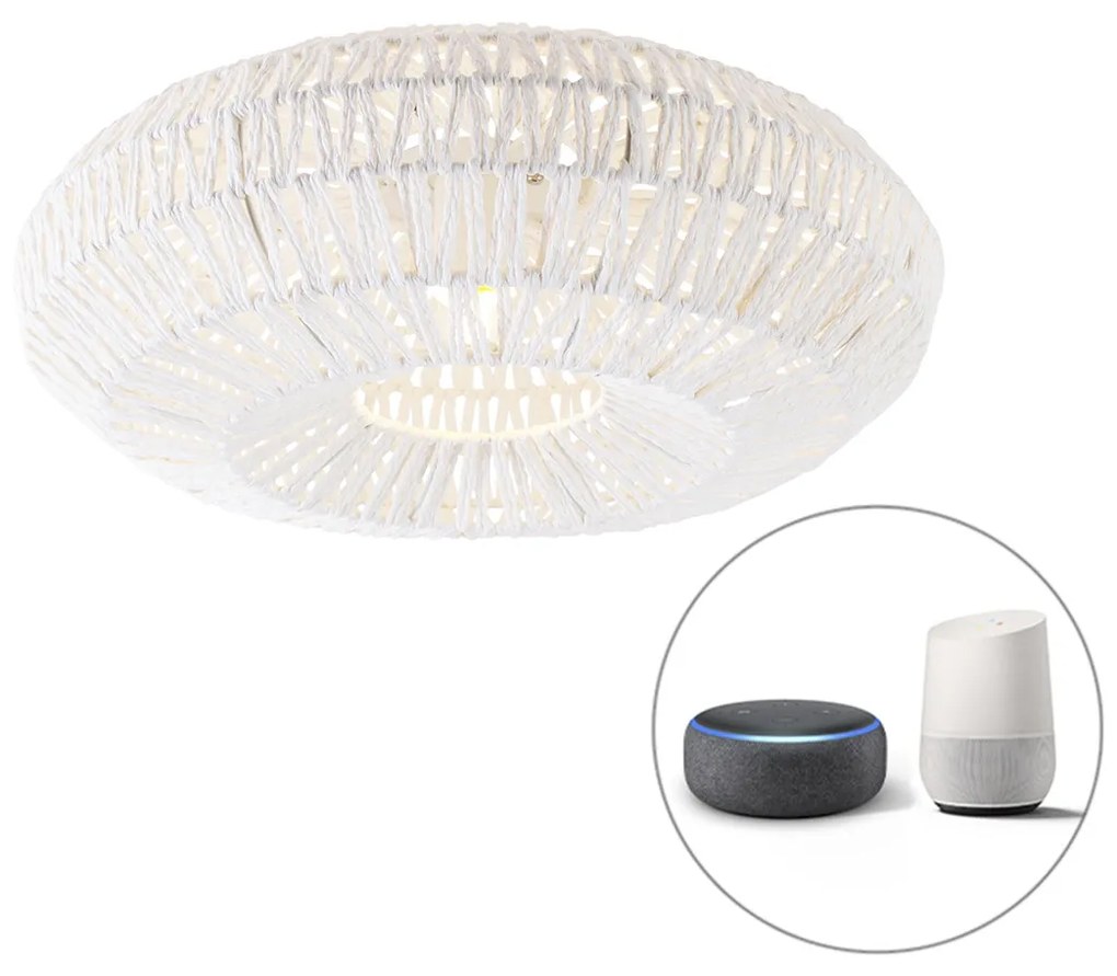 Inteligentné retro stropné svietidlo biele vrátane Wifi A60 - Lina