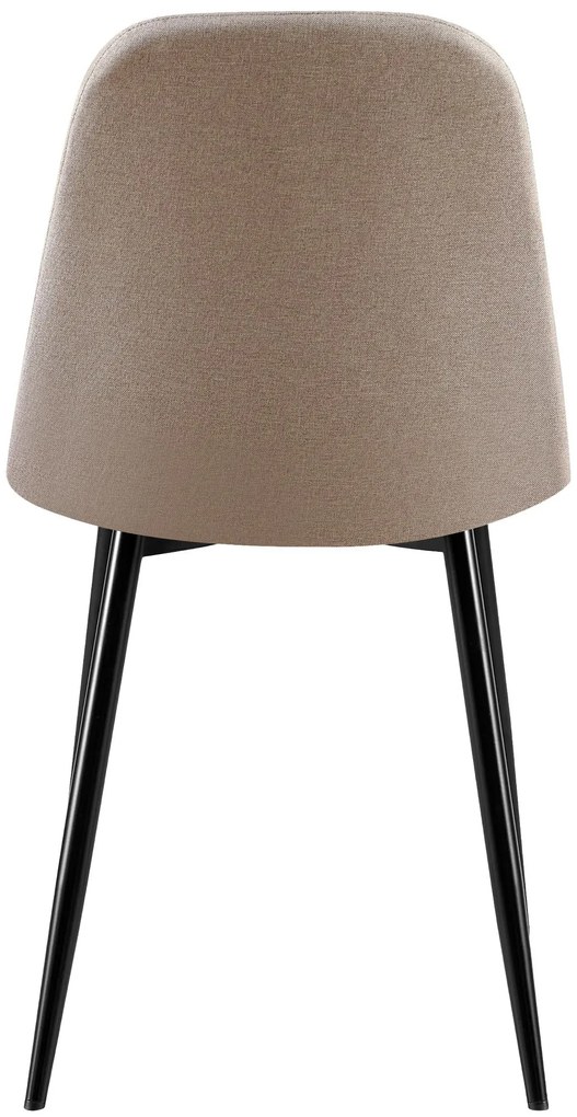 Stolička Giverny látka - sivá