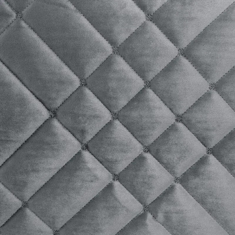 Dekorstudio Elegantný zamatový prehoz na posteľ RIA6 - oceľový Rozmer prehozu (šírka x dĺžka): 220x240cm