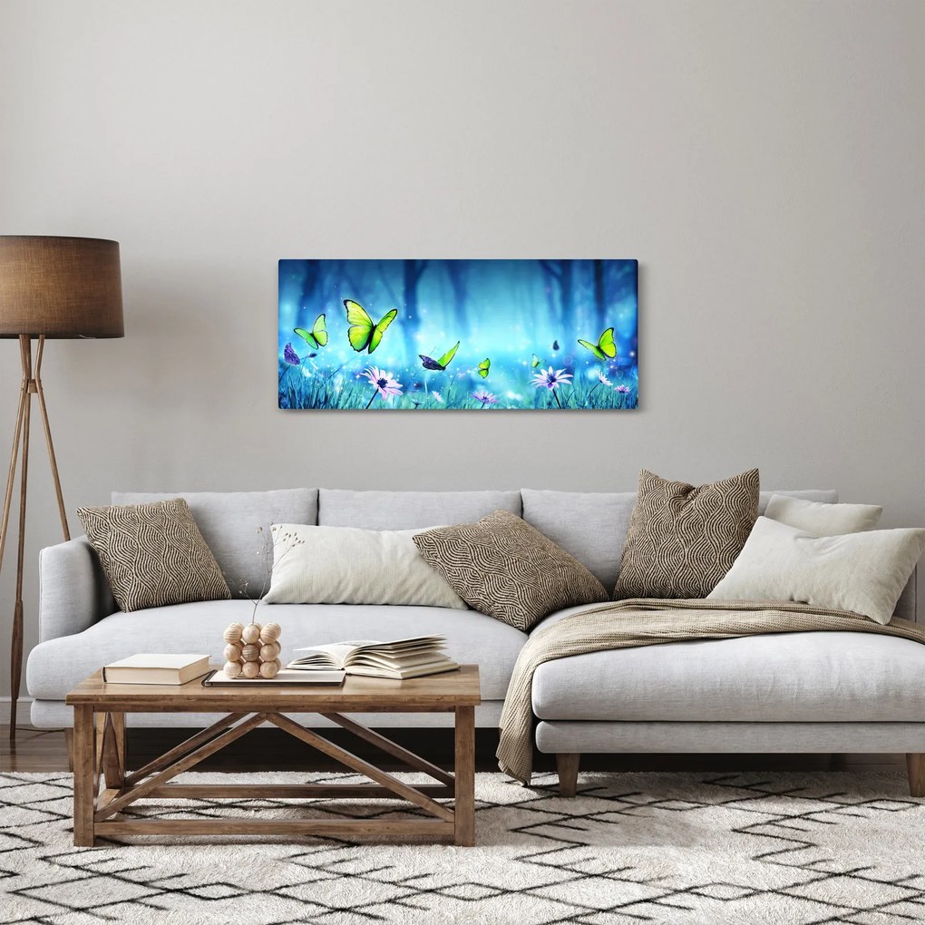 Obraz - Mystická lesná čistina (120x50 cm)