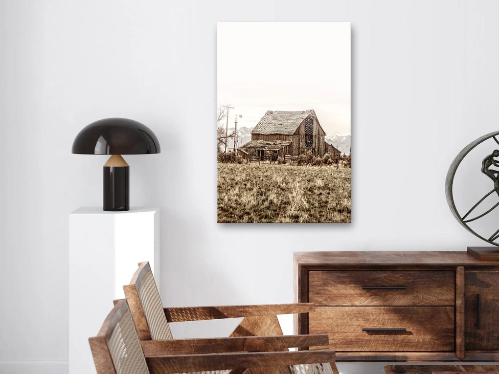 Artgeist Obraz - Abandoned Ranch (1 Part) Vertical Veľkosť: 60x90, Verzia: Na talianskom plátne
