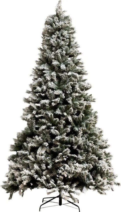 Vianočný veľký zasnežený strom jedľa Snowy Tree - 160*160*325 cm
