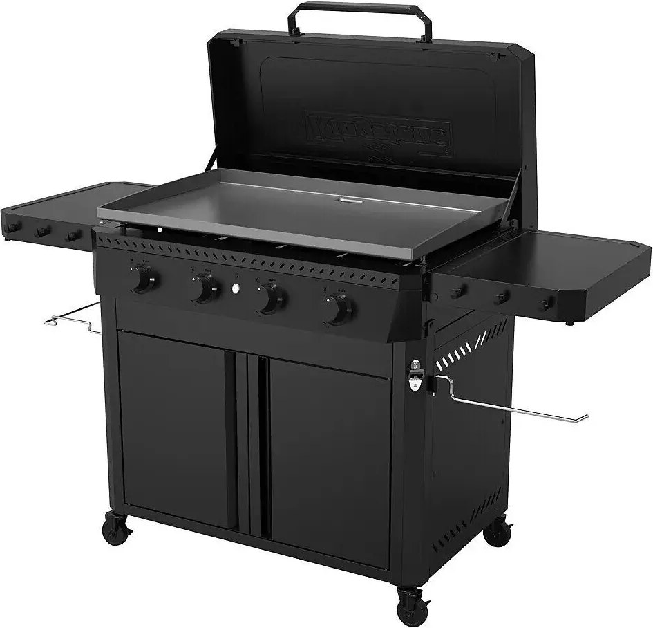 Kingstone Plynový gril Plancha Pro 4000, 4 horáky, grilovacia plocha: 87 × 54 cm, 12 kW
