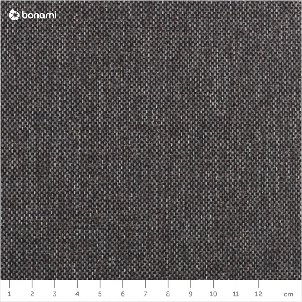 Tmavosivá rozkladacia variabilná rohová pohovka Miuform Dazzling Daisy