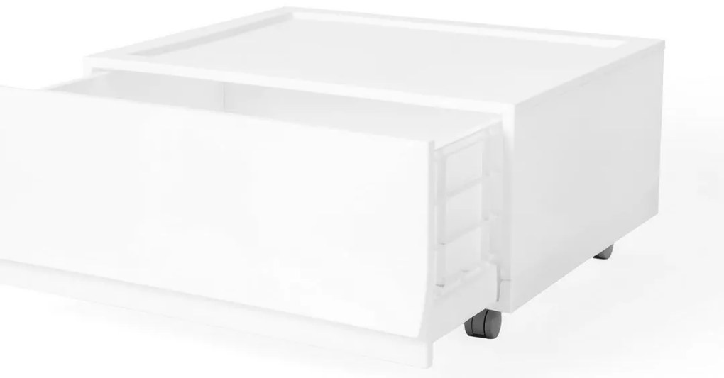 Modulárny úložný box Wave Snow s kolieskami 54,6 x 43,4 x 22 cm