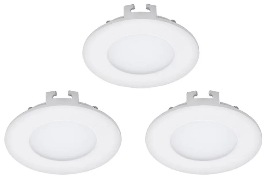 Eglo 94732 - SADA 3x LED zapustené stropné svietidlo FUEVA 1 1xLED/2,7W/230V