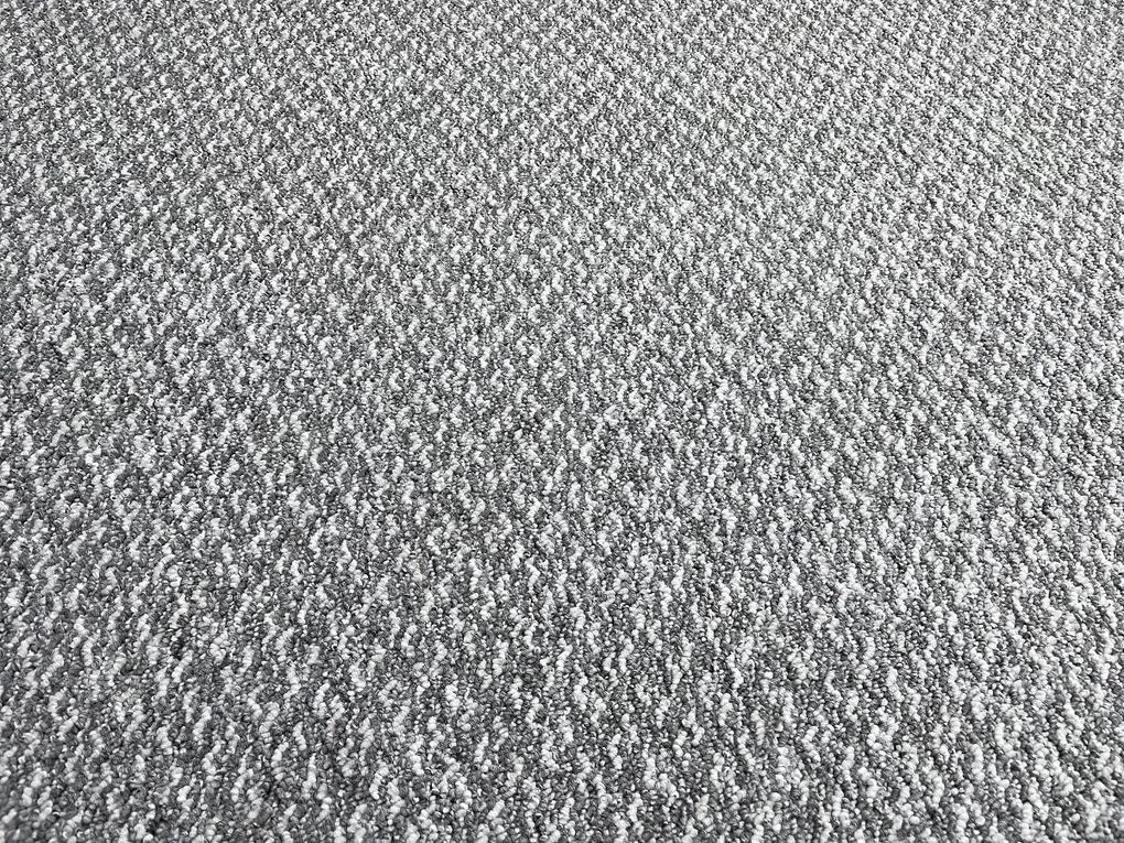 Vopi koberce Kusový koberec Toledo šedé kruh - 160x160 (priemer) kruh cm