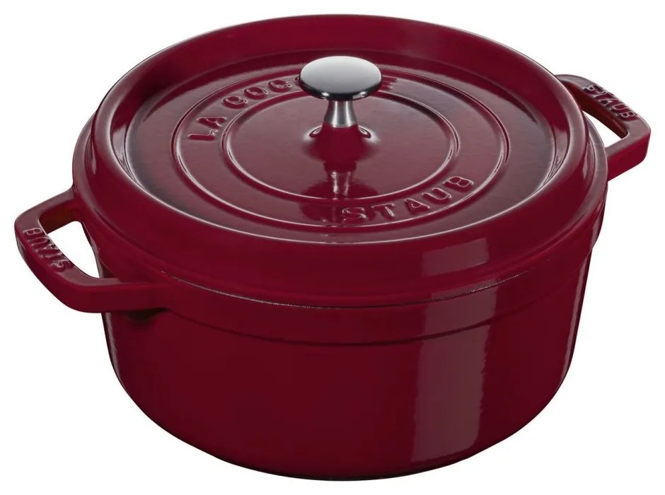 Staub Cocotte okrúhly hrniec 28 cm/6,7 l bordeaux, 40502-278