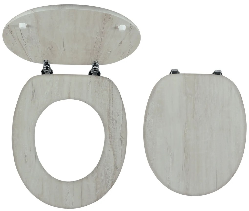 Novaservis - WC sedátko, dyhované MDF, pánty kov-chróm, WC/DUBVELVET