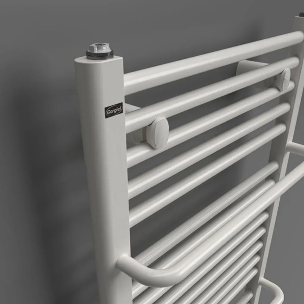 BPS-koupelny Elektrický kúpeľňový radiátor Bodam E AB-E 11850-01, pripojenie typ 01, 50x130 cm, biela RAL 9016