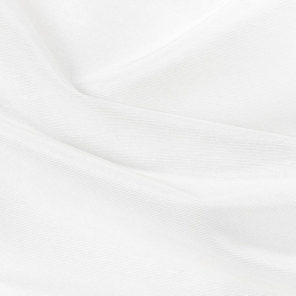 Goldea okrúhly obrus loneta - biely Ø 110 cm