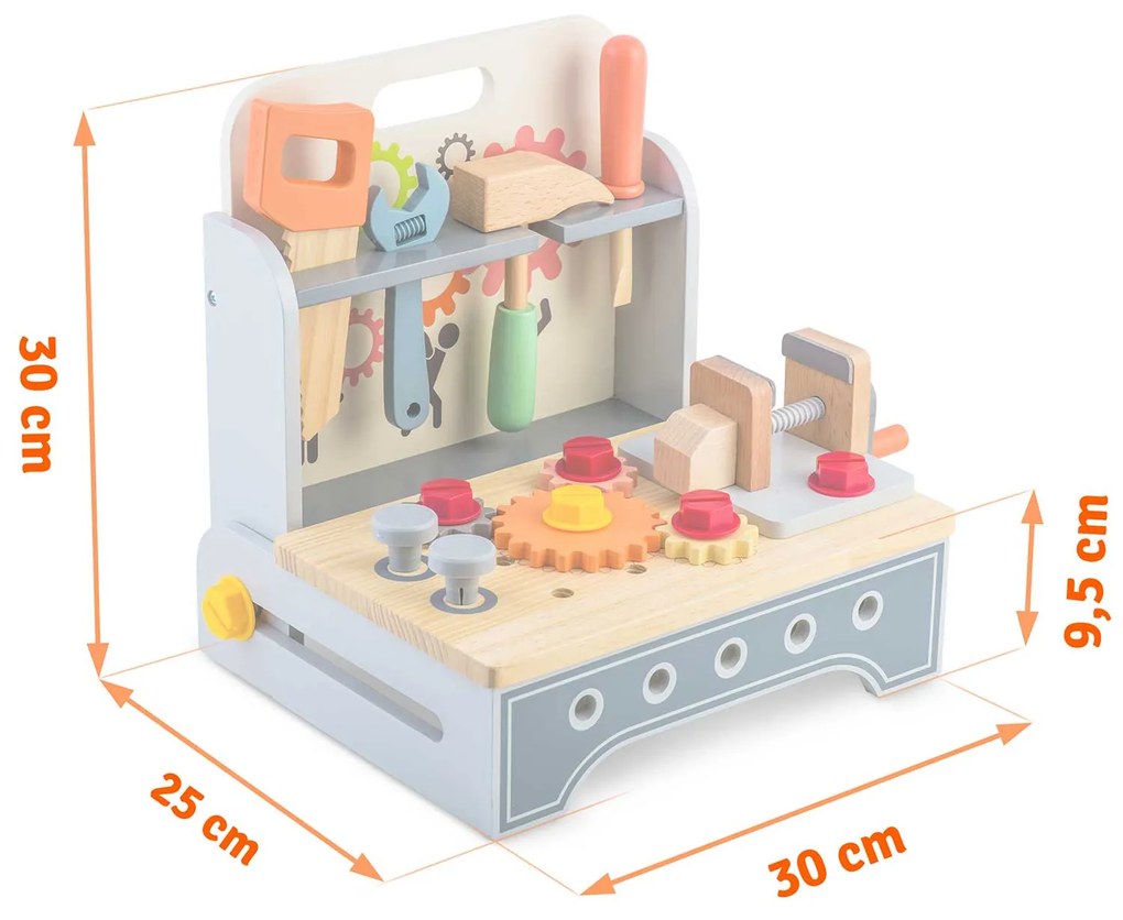 Drevená dielňa s náradím RK-877 Ricokids