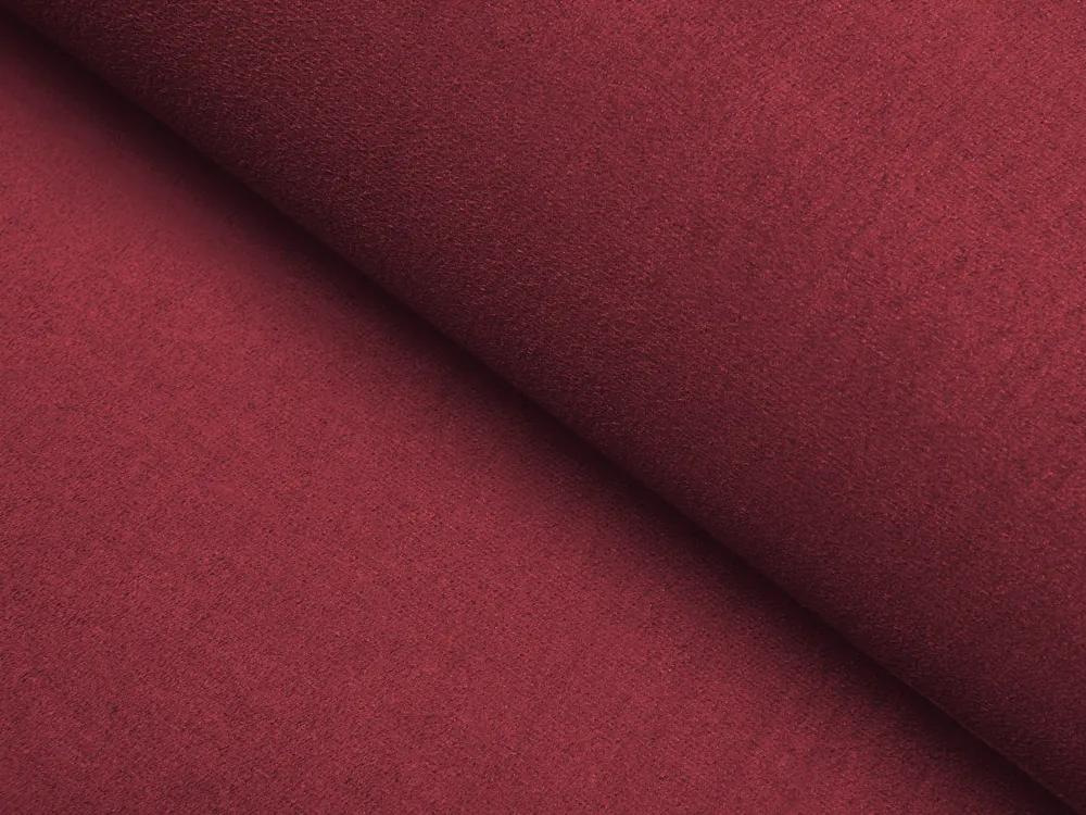 Biante Behúň na stôl/imitácia brúsenej kože Alcantara ALC-008 Vínovo červený 20x140 cm