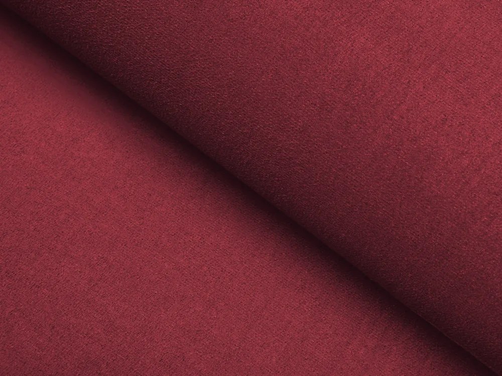 Biante Oválny obrus/imitácia brúsenej kože Alcantara ALC-008 Vínovo červený 100x160 cm