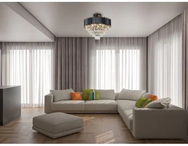 Brilagi - Prisadený luster CARLOS 9xE14/40W/230V pr. 60 cm