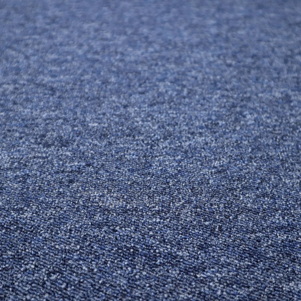 AKCIA: 100x160 cm Metrážny koberec Classica 582, záťažový, šíře, modrá, ab (mriežka), chodba / predsieň, Condor Carpets