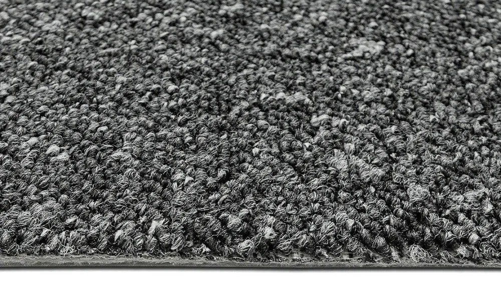 Timzo, Metrážny koberec Bingo 6829, na mieru, šíře 3m,4m,5m, šedá, filc, chodba / predsieň