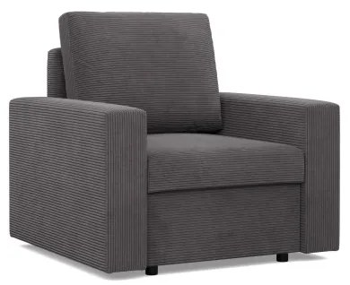 Kreslo NEO Poso tmavosivé