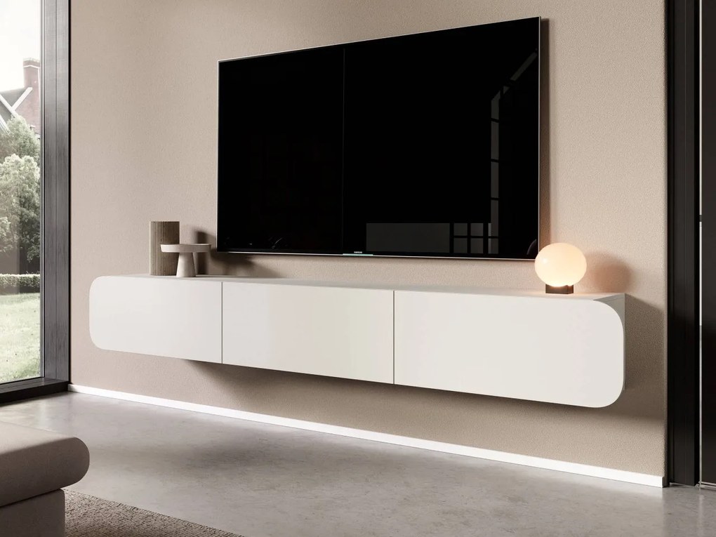 Tv skrinka/stolík B Lektir 3D, Farby: kašmír