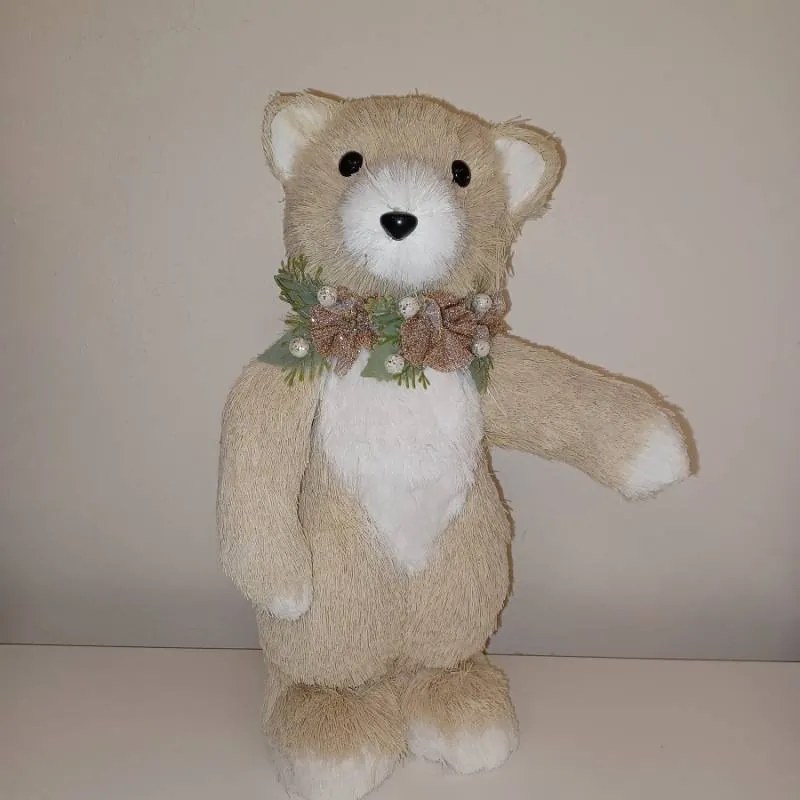 DECOLED Medvídek, 20 x 20 x 34 cm, béžový