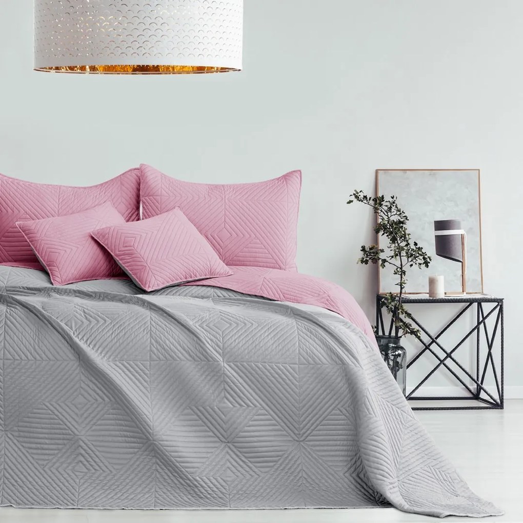 AmeliaHome Prehoz na posteľ Sofia ružový, velikost 170x270