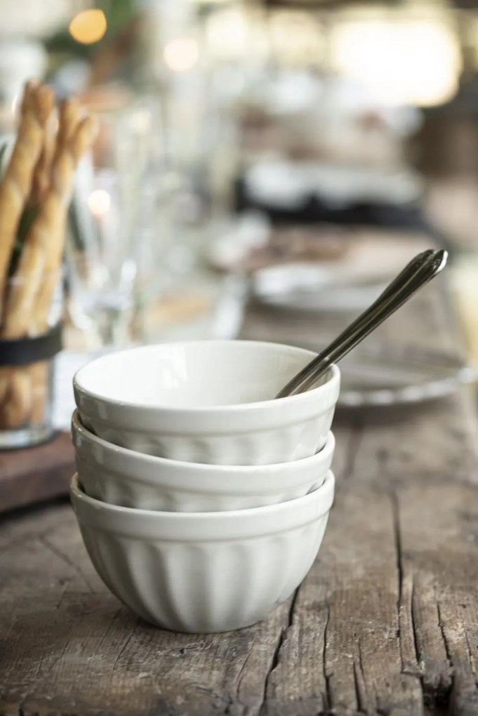 Béžová keramická miska na müsli MYNTE LATTE