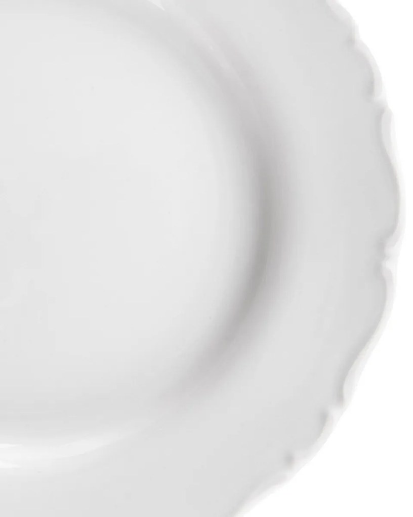 Orion Súprava porcelánových mělkých talířů Mona lem 6 ks, 24,5 cm