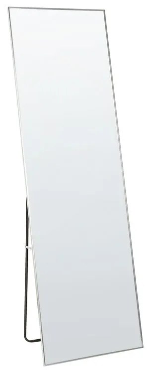 Stojace zrkadlo 50 x 156 cm strieborné BEAUVAIS Beliani