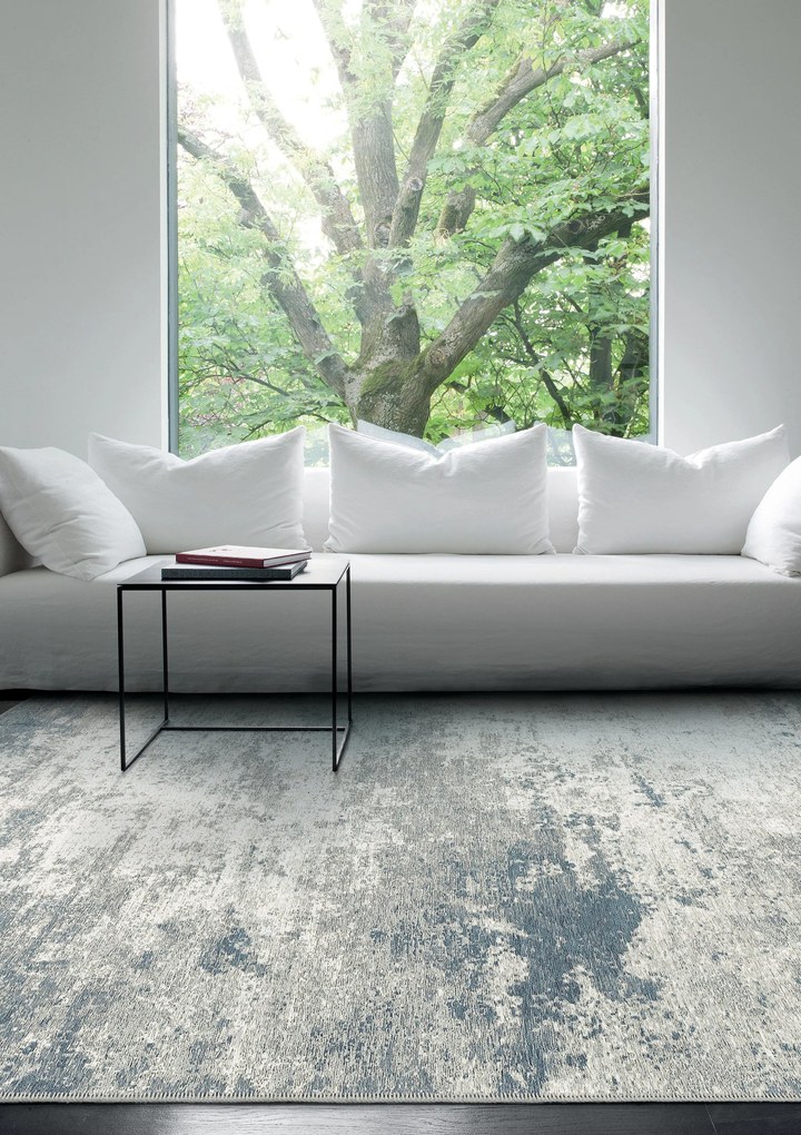 Osta, Kusový koberec Origins 50003 / F920, 250x350, modrá, chodba / predsieň