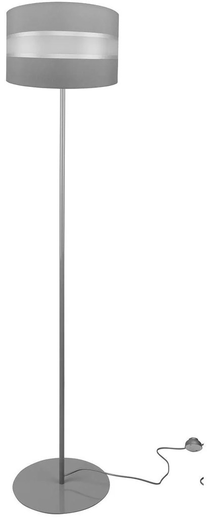 Stojacia lampa Elegance, 1x textilné tienidlo (výber z 5 farieb), (výber z 3 farieb konštrukcie), (fi 35cm)