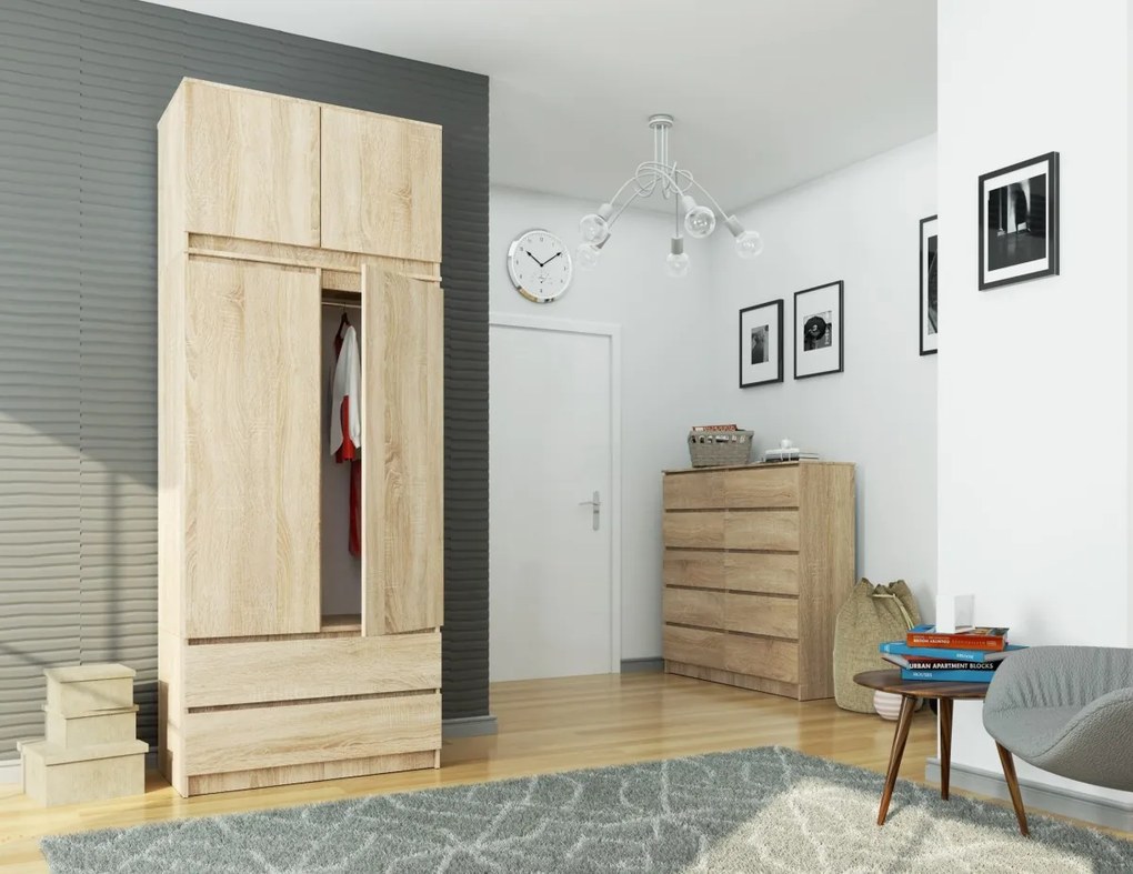 Nástavec na skříň Star 90 cm sonoma