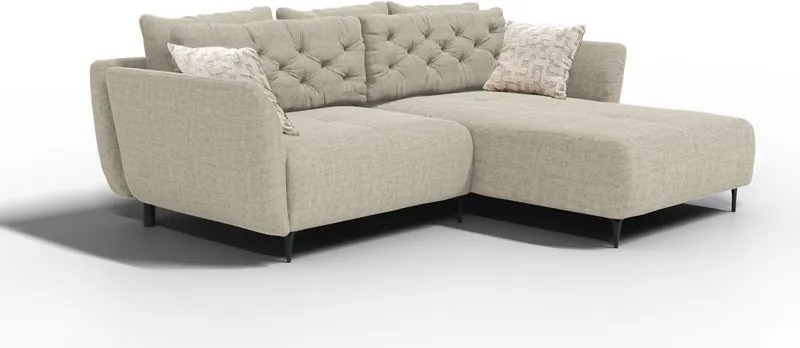 Rohová sedacia súprava Salo, béžová látka