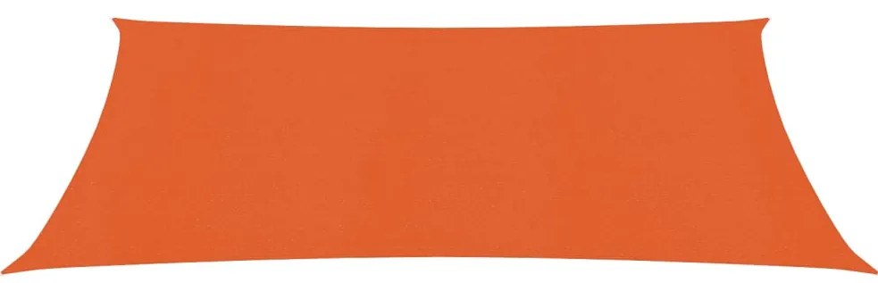 vidaXL Tieniaca plachta 160 g/m² oranžová 3,5x4,5 m HDPE