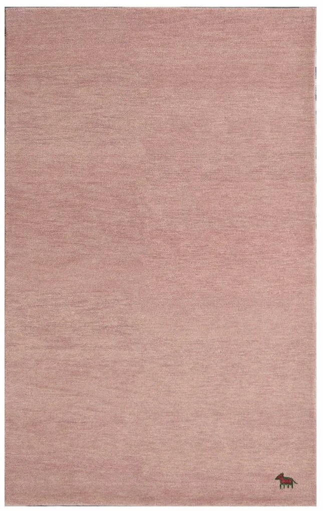 Ručne všívaný kusový koberec Asra wool pink, 40x60, ružová, obývacia izba, Asra
