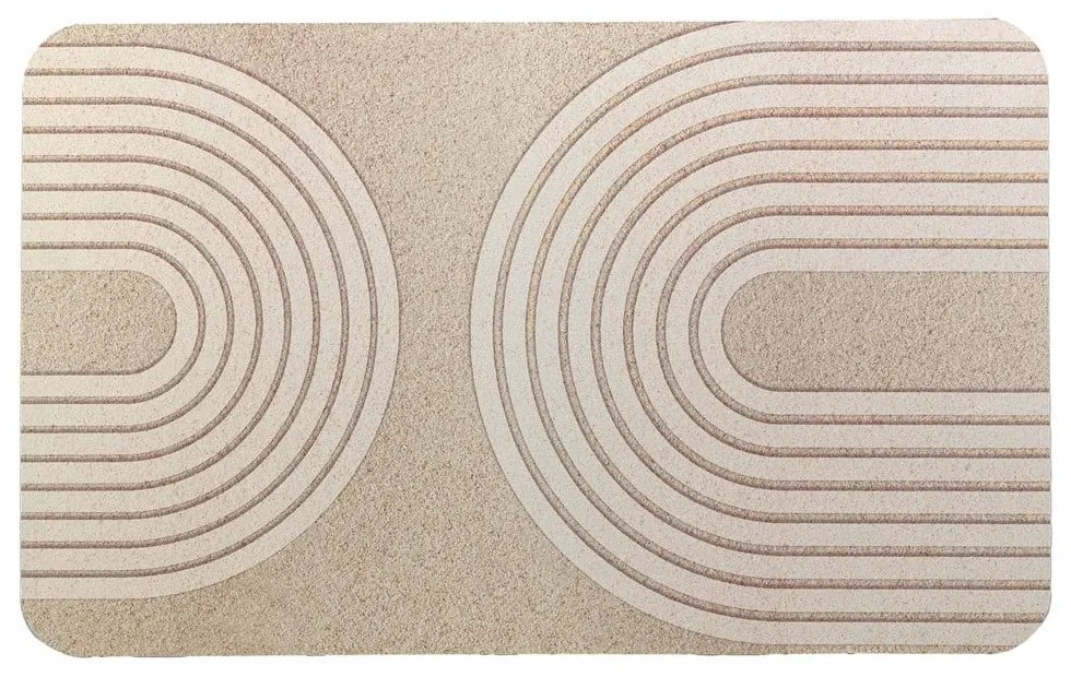 Svetlohnedá kúpeľňová predložka 50x80 cm Adriel – douceur d'intérieur