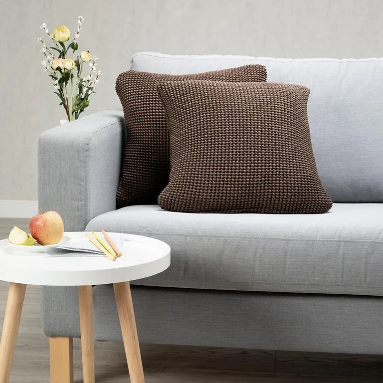 Super strečové poťahy NIAGARA tabaková obliečky na vankúšiky 2 ks (40 x 40 cm)