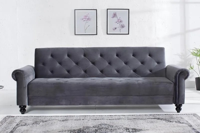 Moderná sedačka Maison Belle 225cm - šedá