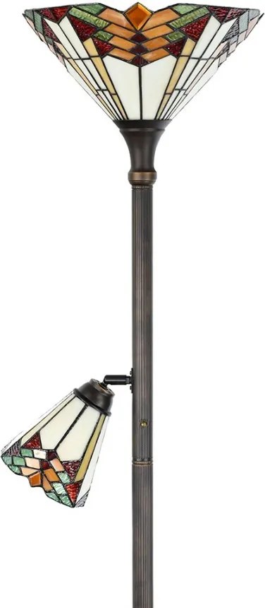 Stojaca lampa Tiffany Montaq - Ø 30*178 cm