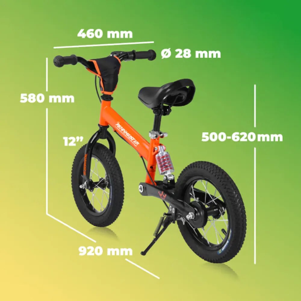 Detské odrážadlo QUIDO, od 3 rokov, oranžová Rennmeister