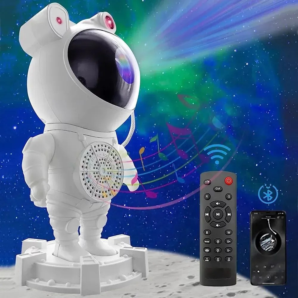 Zaparkorun Hviezdny projektor Astronaut s diaľkovým ovládaním - kyklop