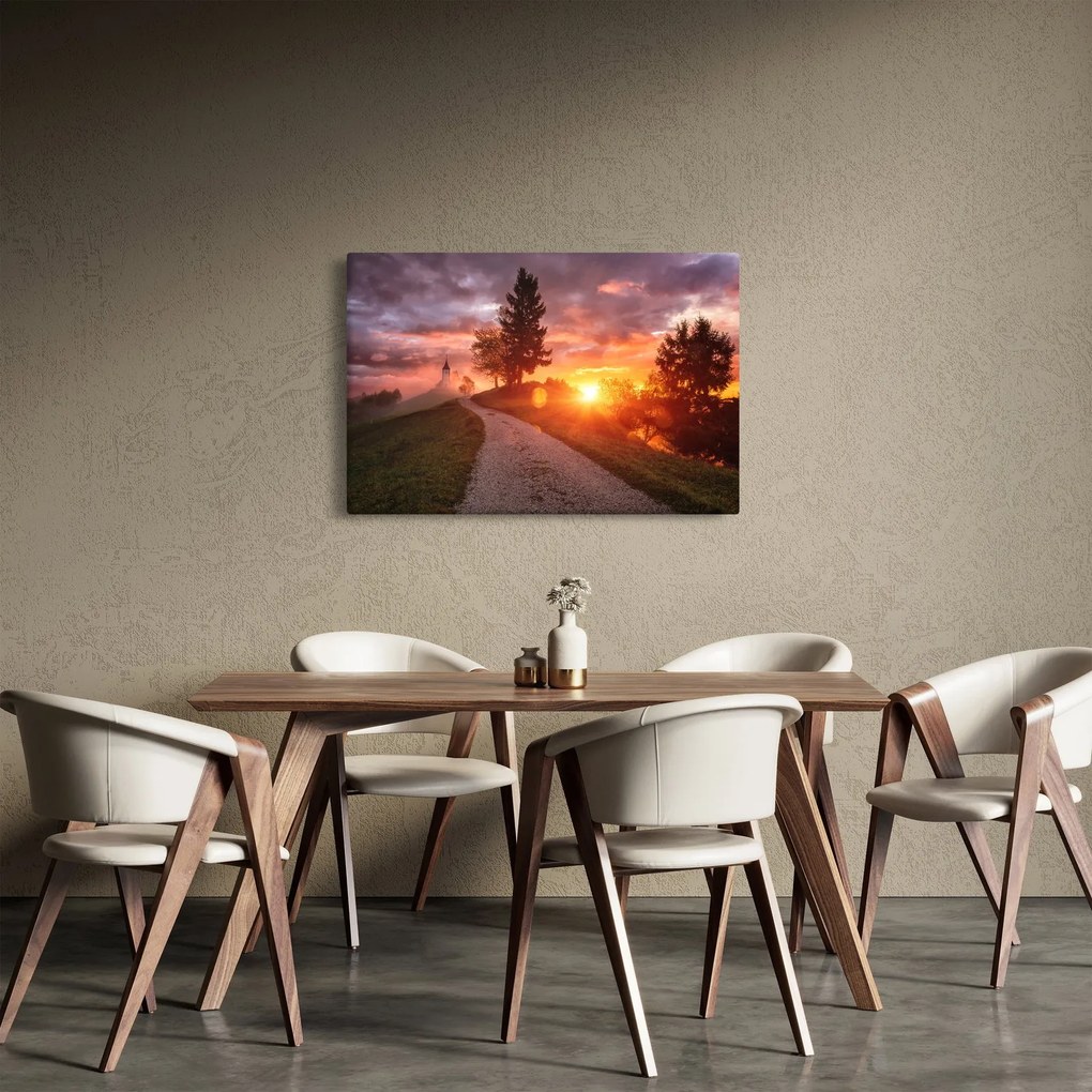Obraz - Jamnik, Slovinsko (90x60 cm)