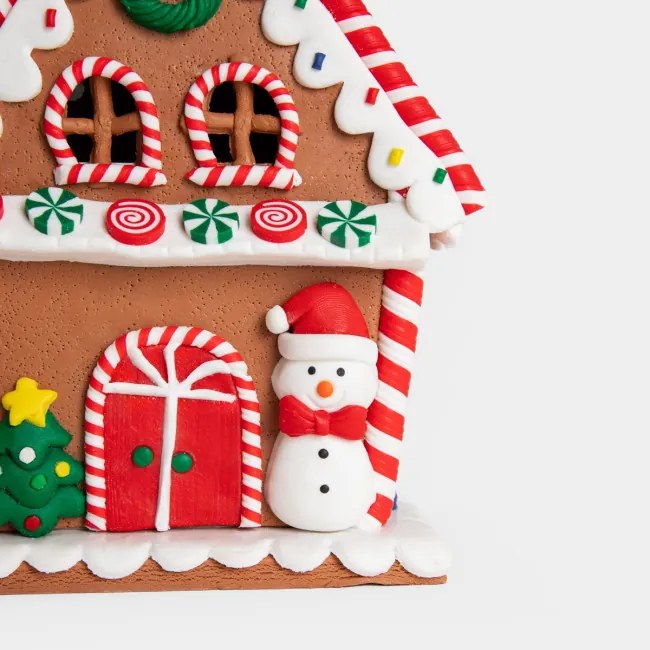 LED domček LIZZY perníkový 713798