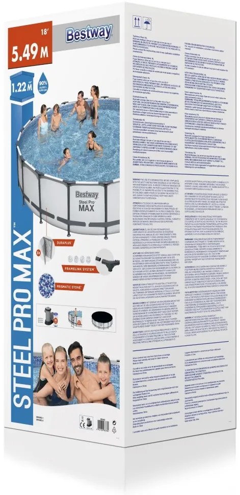 Bazén 549x122 cm Steel Pro Max Bestway - 56462