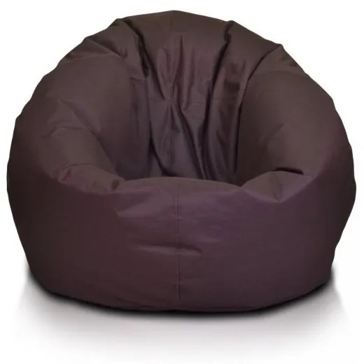 EF2012 Ecopuf Sedací vak ECOPUF - SAKWA L - polyester NC15 - Tmavo hnedá
