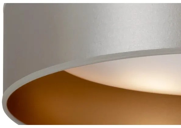 Duolla - LED Stropné svietidlo ROLLER LED/24W/230V pr. 45 cm strieborná/zlatá